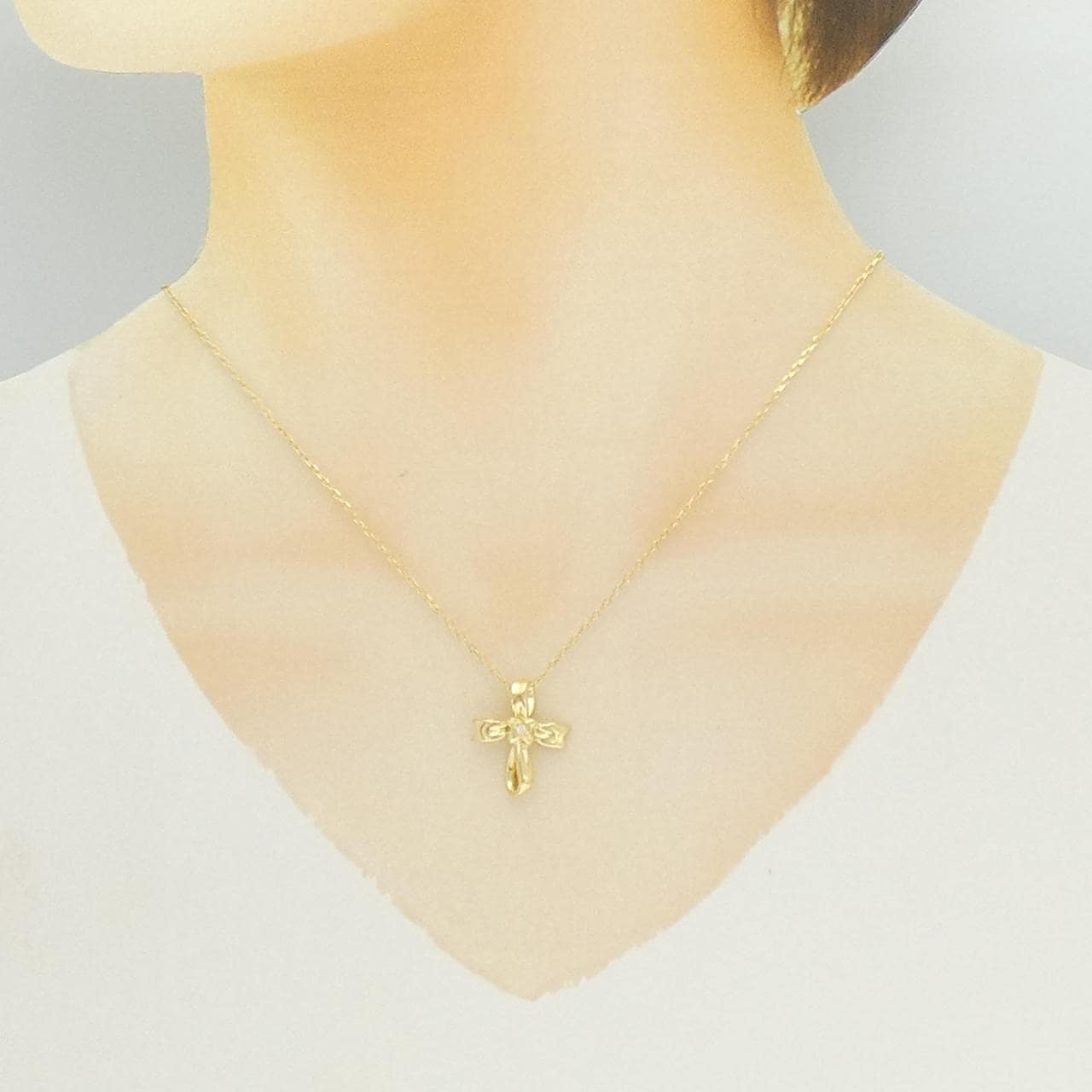 ミキモト ダイヤモンド ネックレス 0.01CT