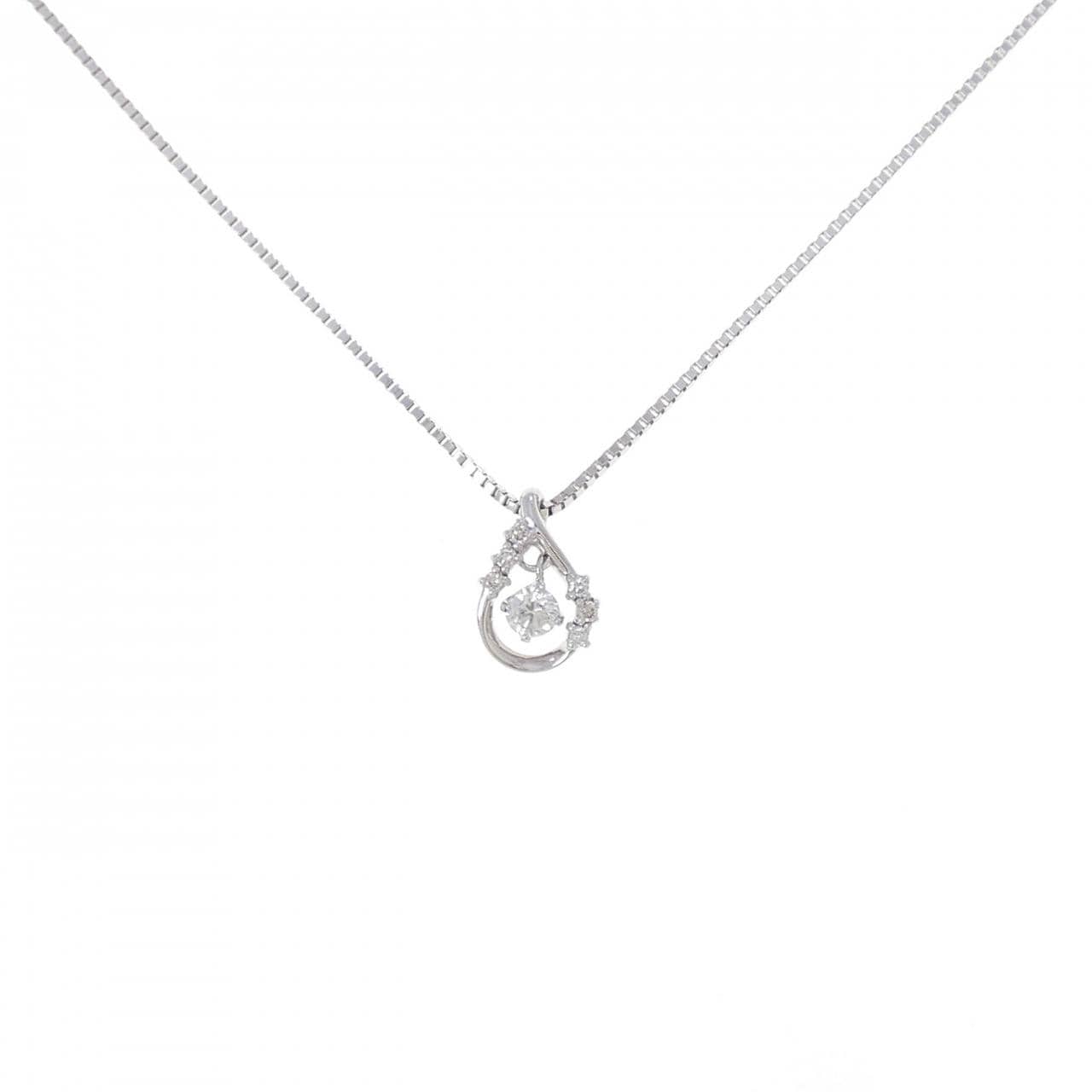 PT850 ダイヤモンド ネックレス 0.18CT