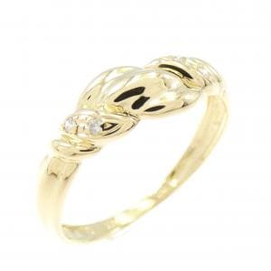 K18YG ダイヤモンド リング 0.02CT