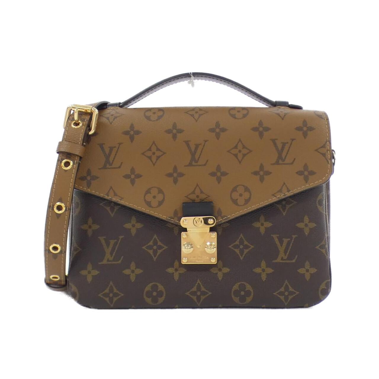 LOUIS VUITTON Monogram Reverse Pochette Metis 中号包 M44876