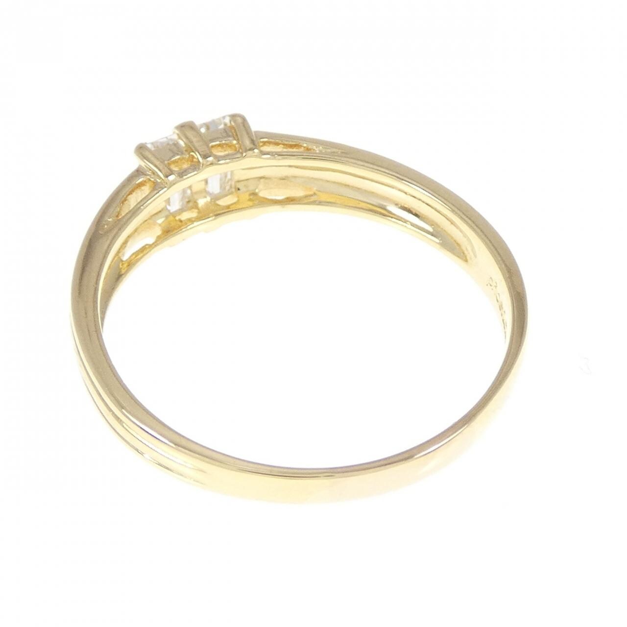 750YG ダイヤモンド リング 0.40CT