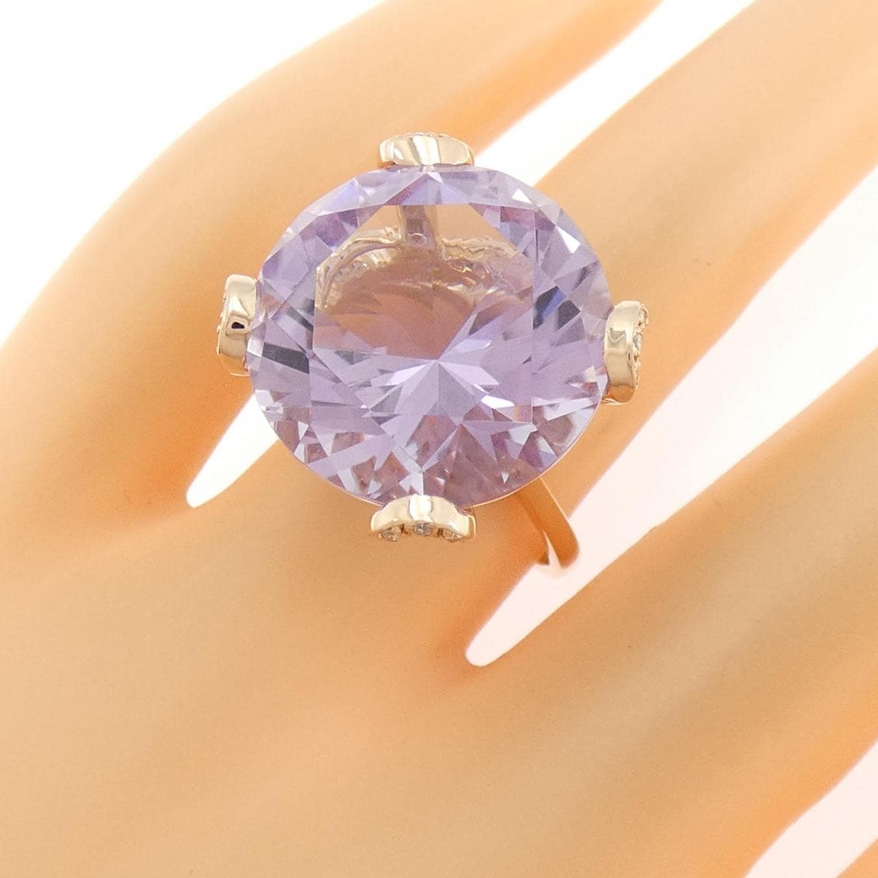 K18PG アメジスト リング