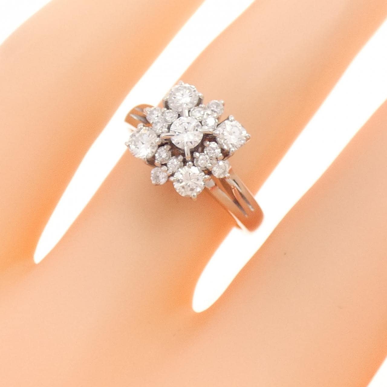 PT900 ダイヤモンド リング 0.58CT