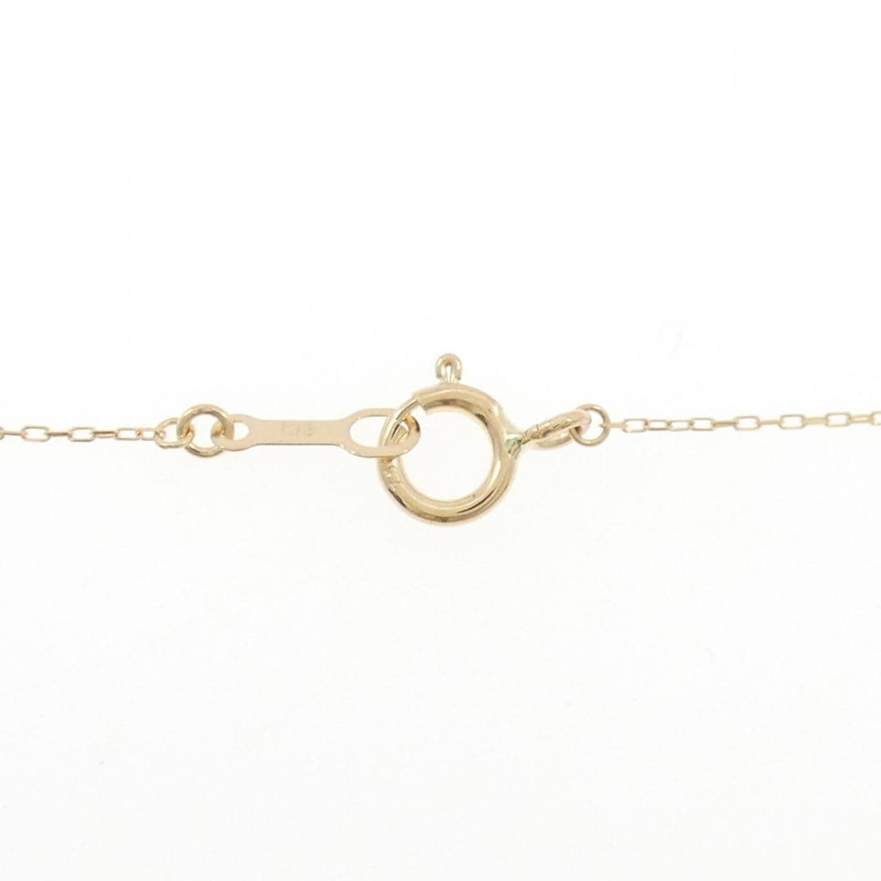 K18YG ソリティア ダイヤモンド ネックレス 0.5CT