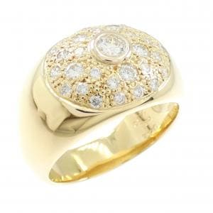 K18YG ダイヤモンド リング 0.34CT