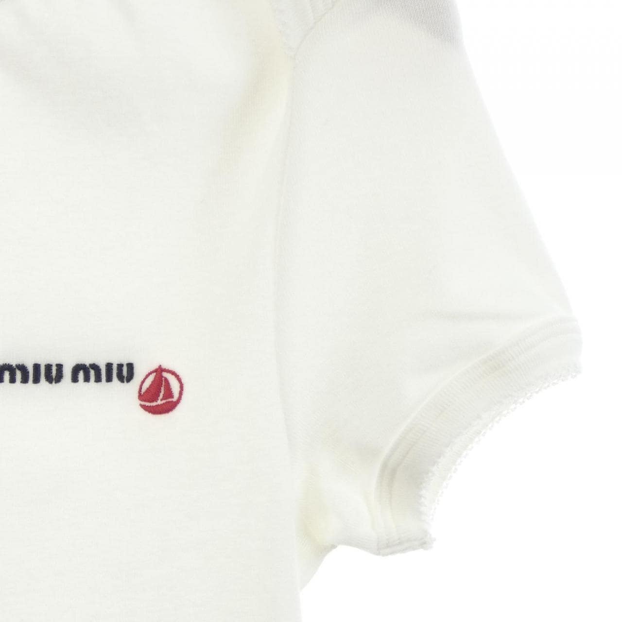 ミュウミュウ MIU MIU PETIT BATEAU MJN563 SOOO 16J8 Tシャツ