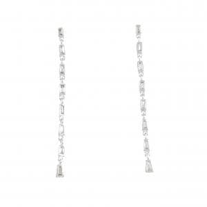 K18WG ダイヤモンド ピアス 0.22CT