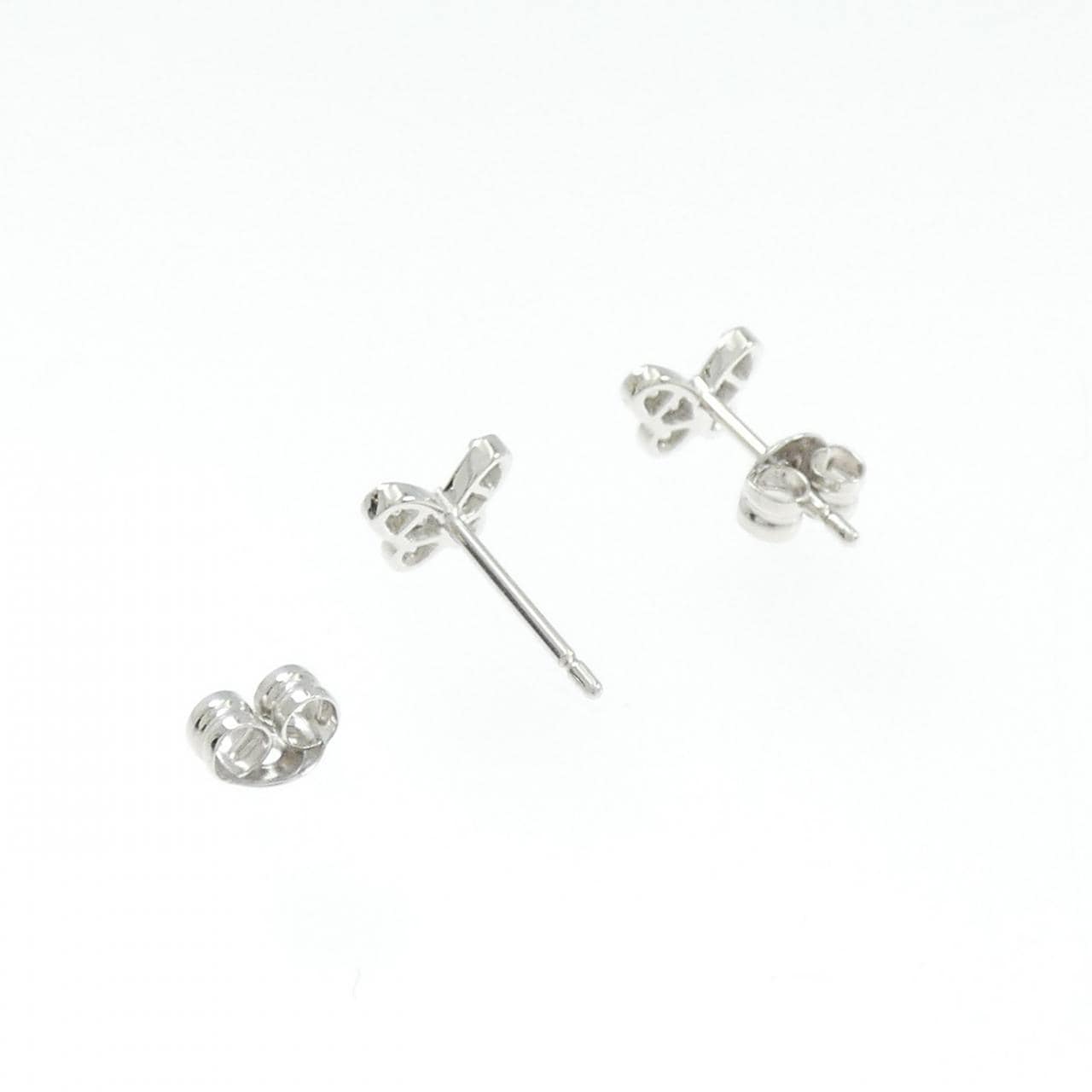 ポンテヴェキオ バタフライ ダイヤモンド ピアス 0.12CT