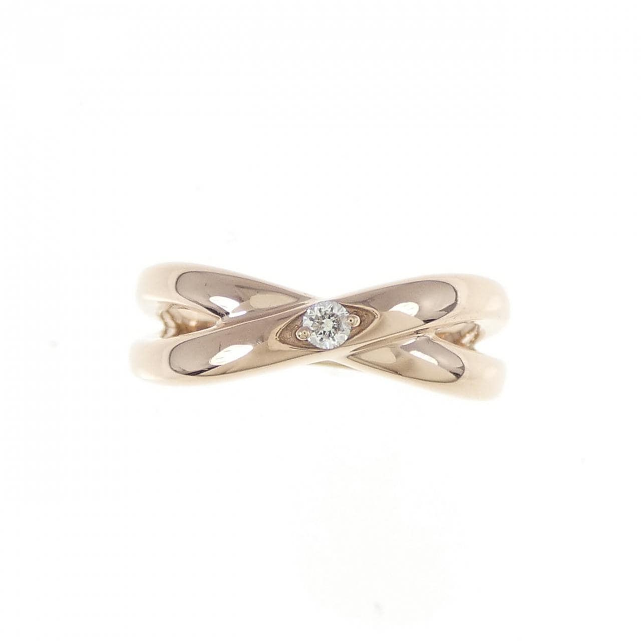 K18PG Diamond ring