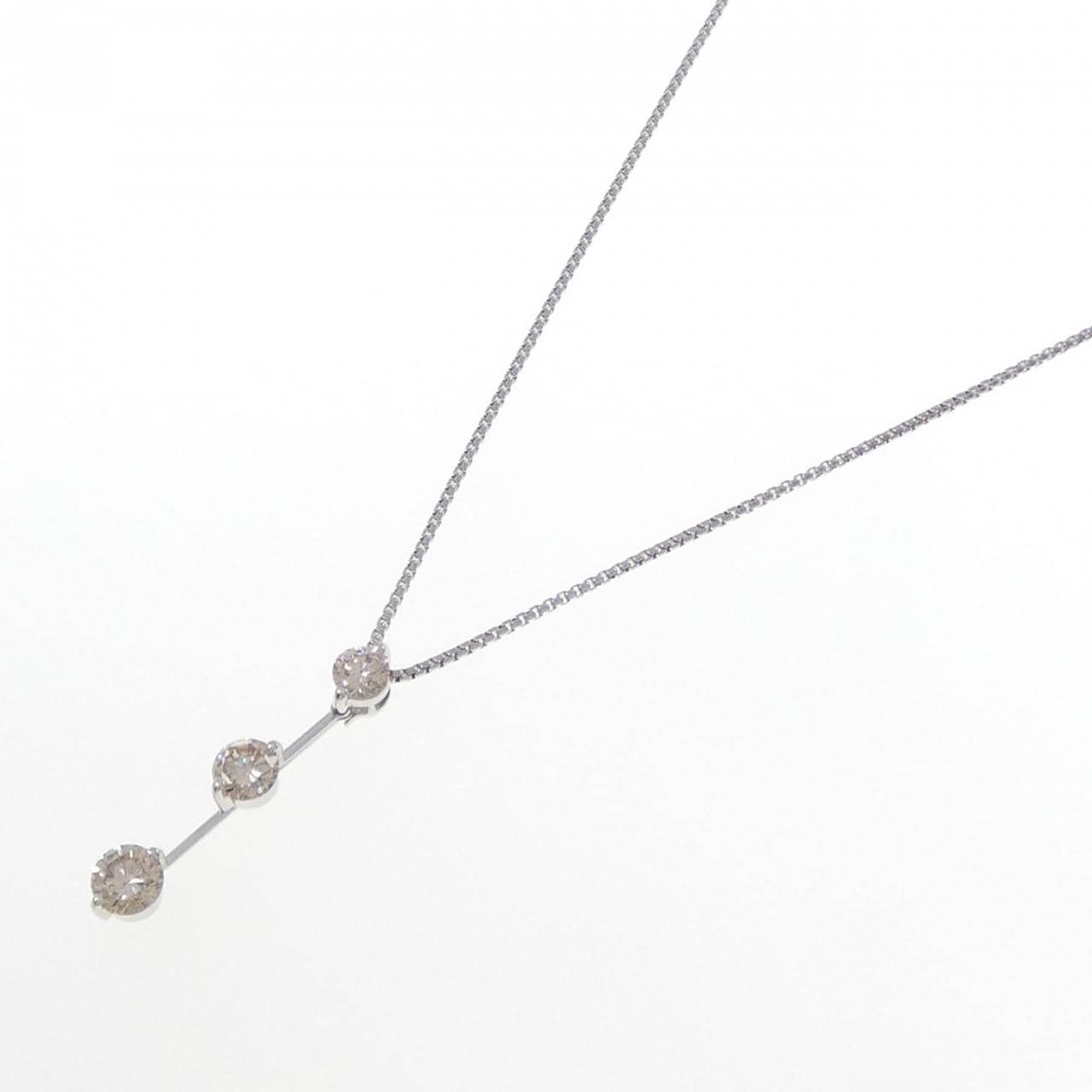 PT900/PT850 ダイヤモンド ネックレス 1.002CT