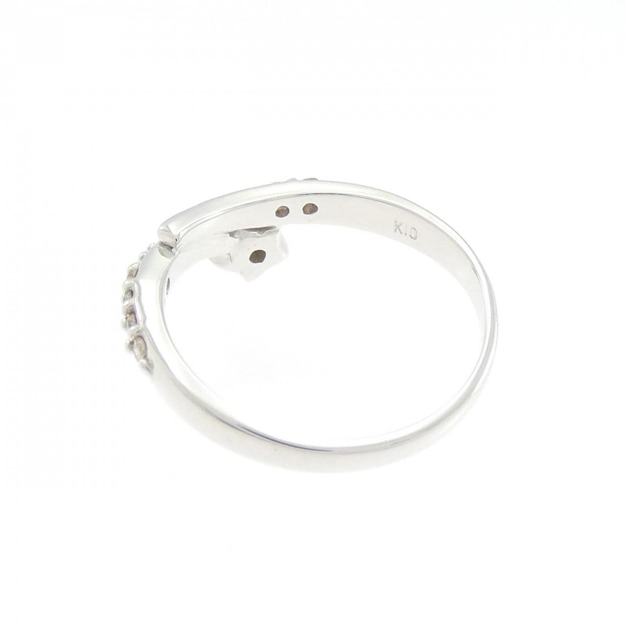 K10WG ダイヤモンド リング 0.07CT