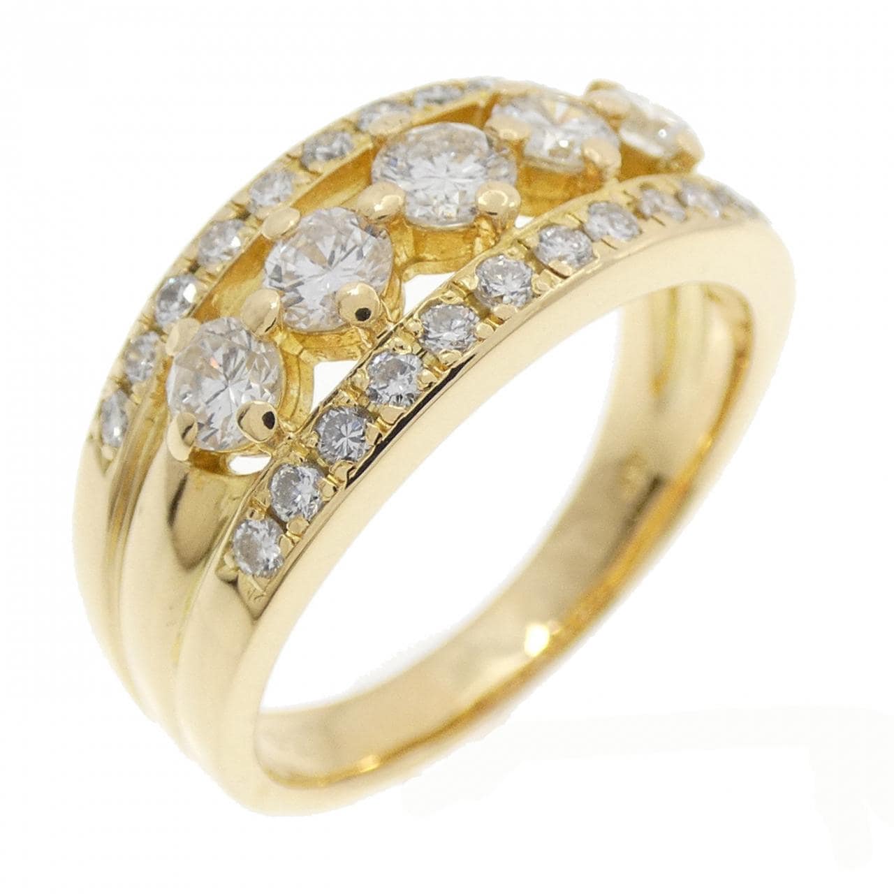 K18YG ダイヤモンド リング 1.02CT