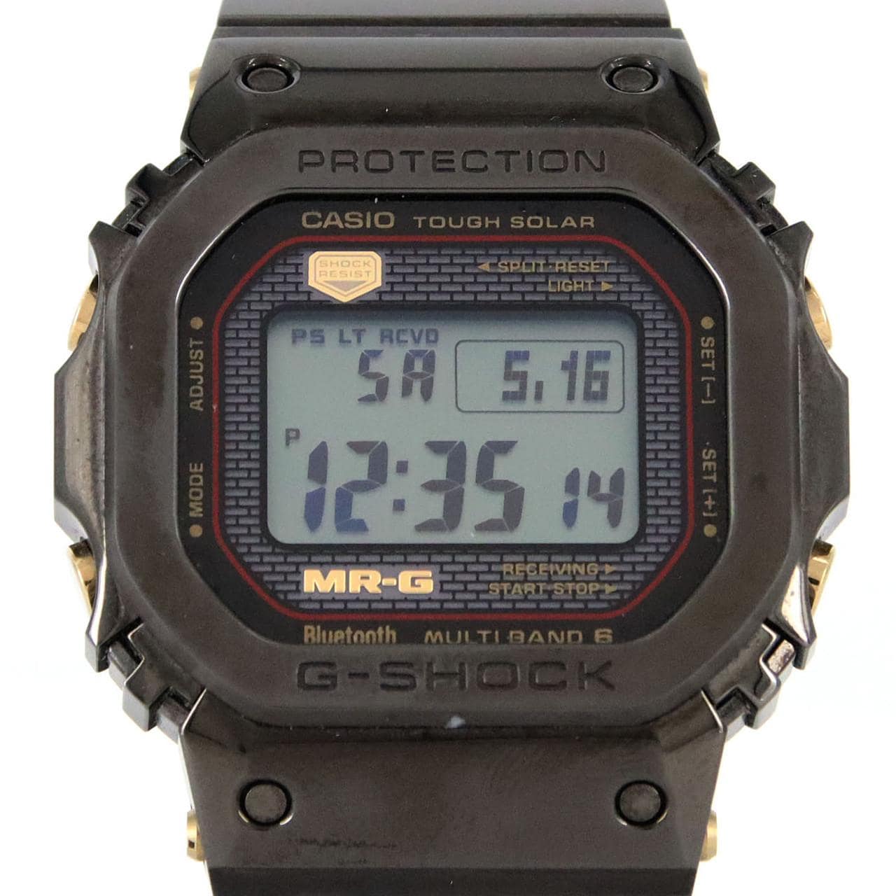 カシオ G-SHOCK･MR-G 電波時計 MRG-B5000B-1JR TI ソーラークォーツ