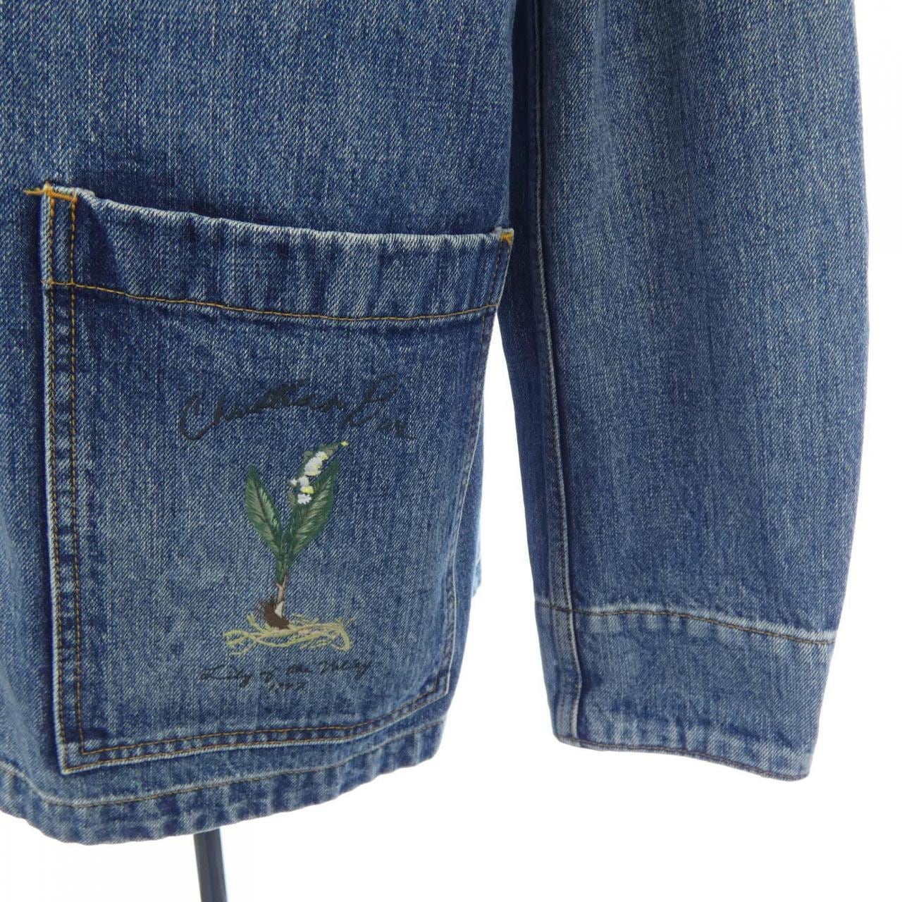 ディオール DIOR LILY OF THE VALLEY OVERSHIRT 493D493AY552 デニムジャケット