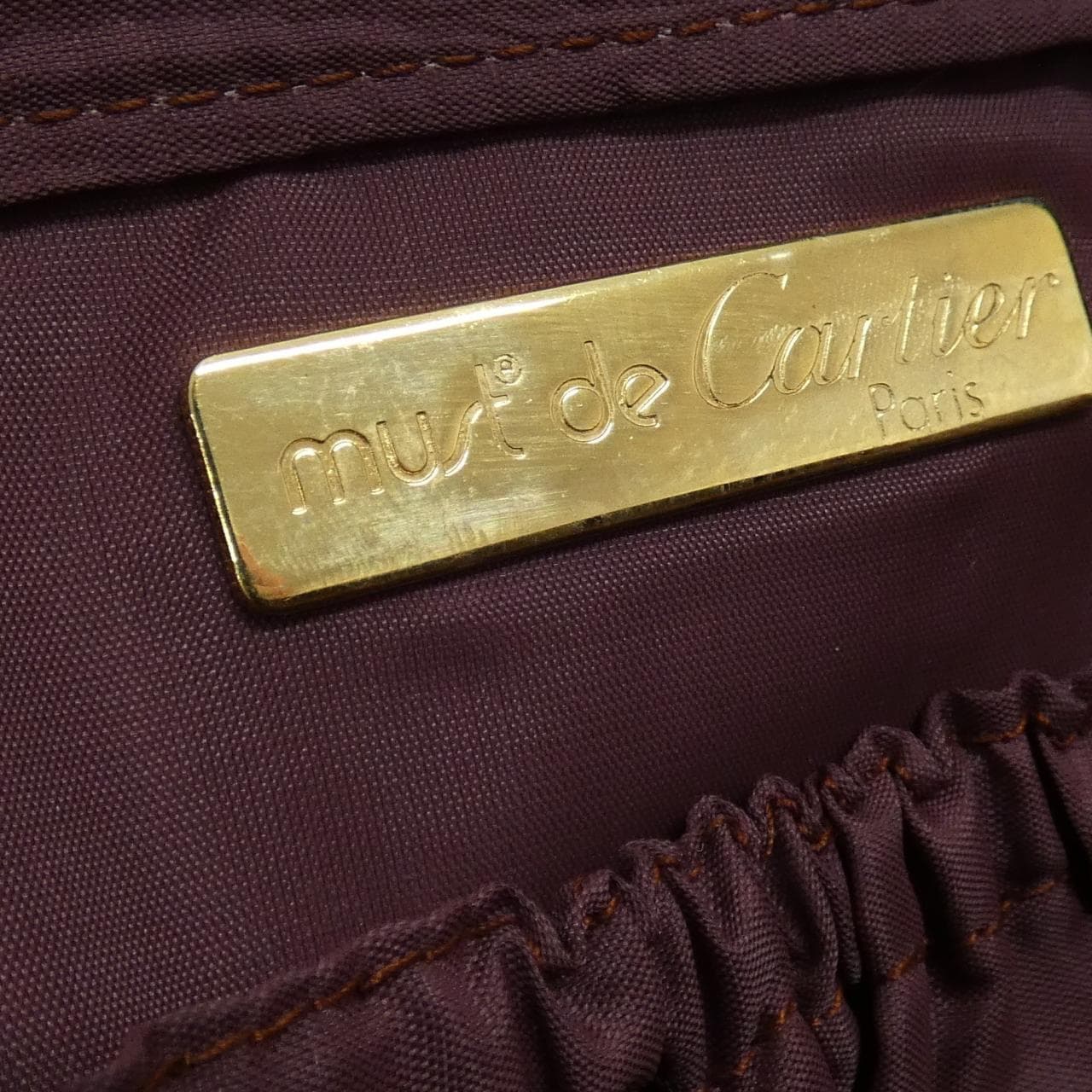【ヴィンテージ】カルティエ MUST DE CARTIER ポーチ