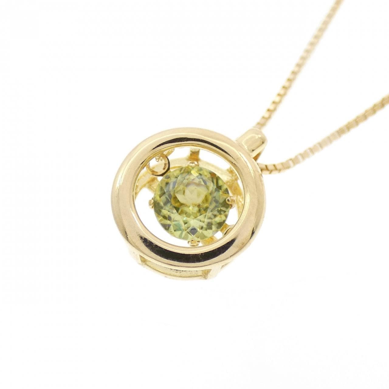 K18YG スフェーン ネックレス 0.52CT