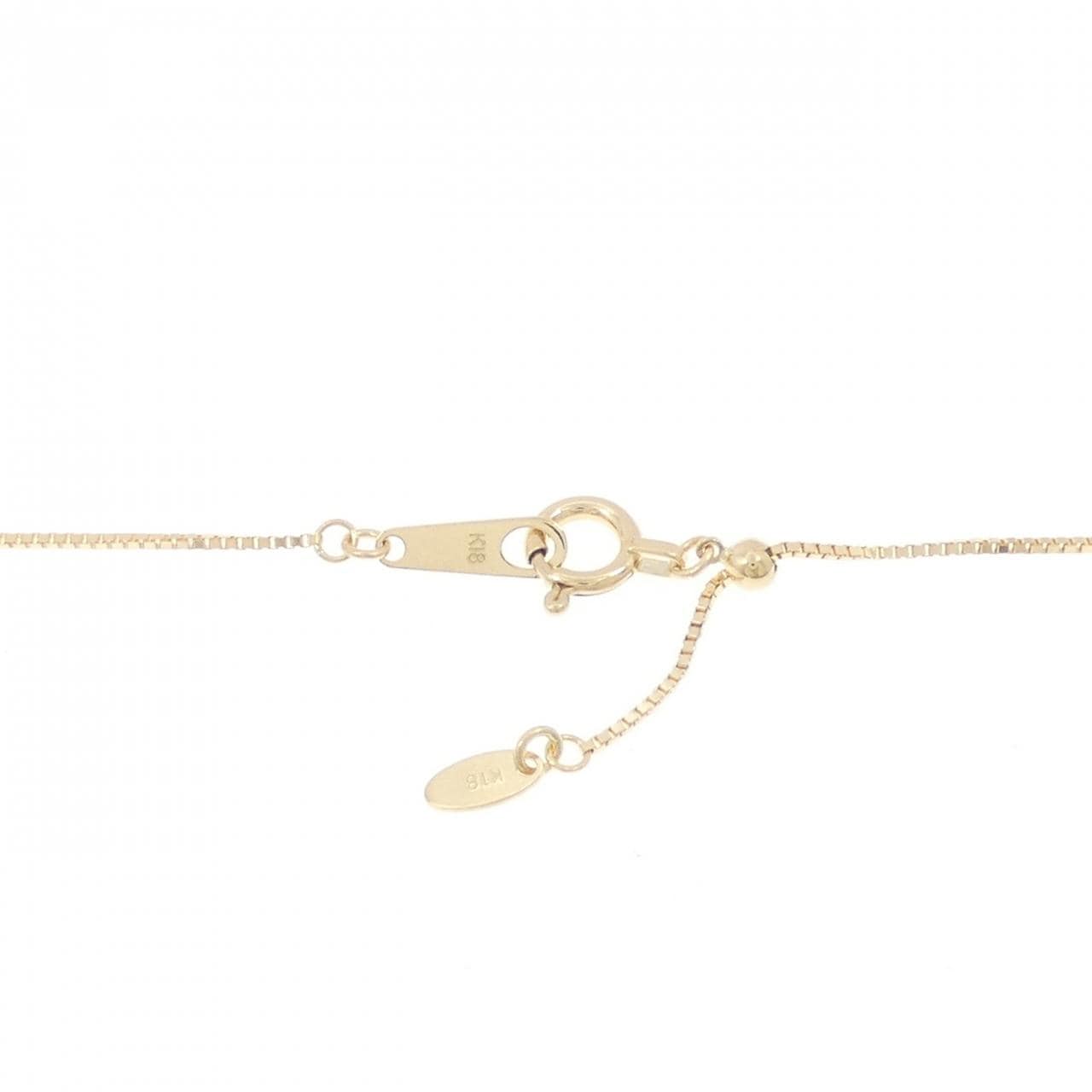 K18YG ダイヤモンド ネックレス 0.15CT