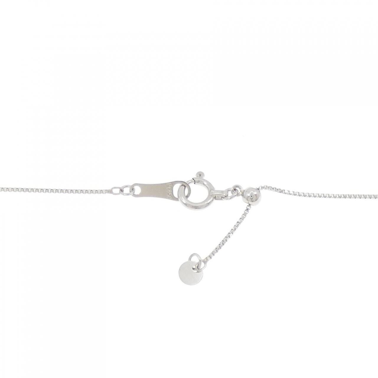 【新品】PT900/PT850 ダイヤモンド ネックレス 0.12CT