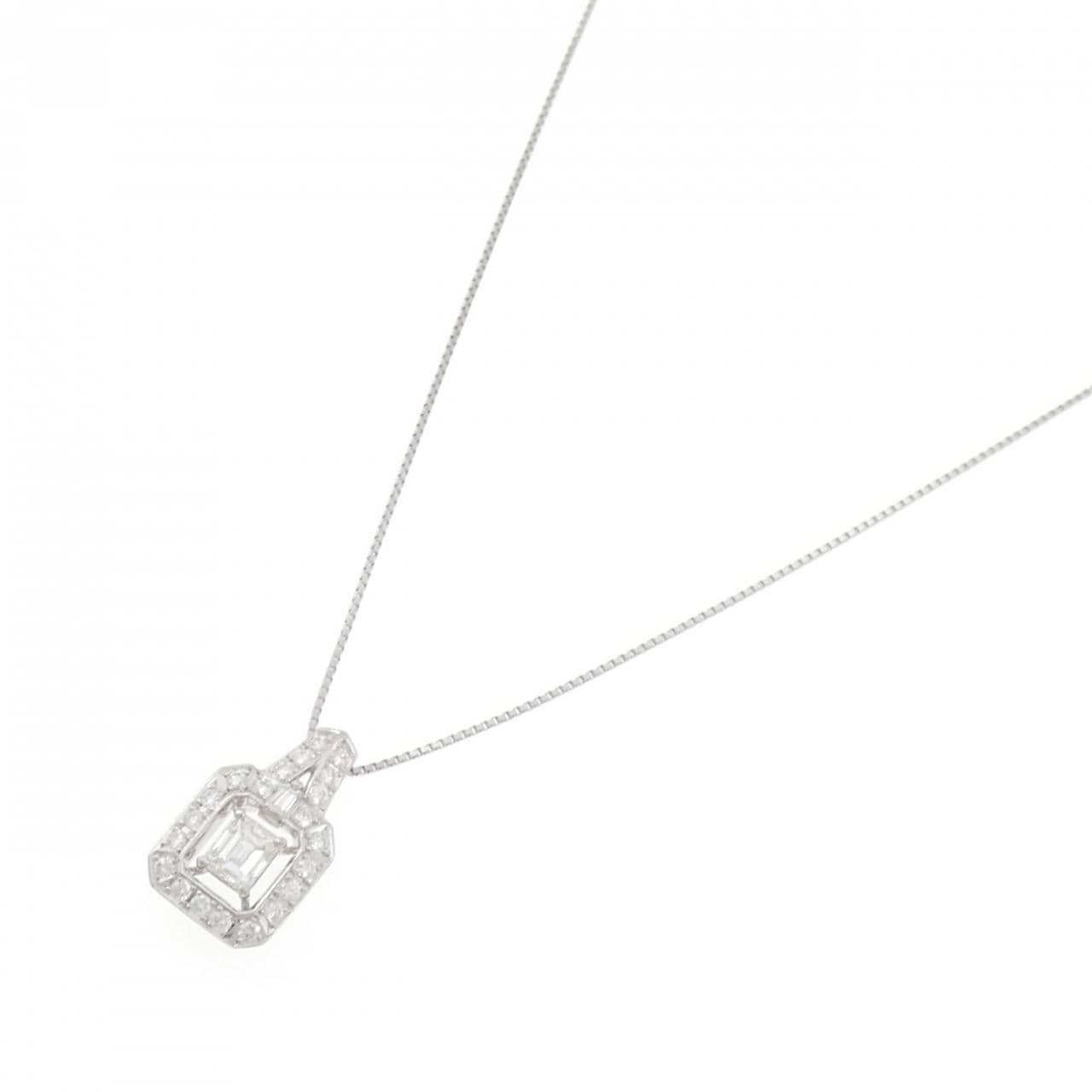 PT900/PT850 ダイヤモンド ネックレス 0.485CT