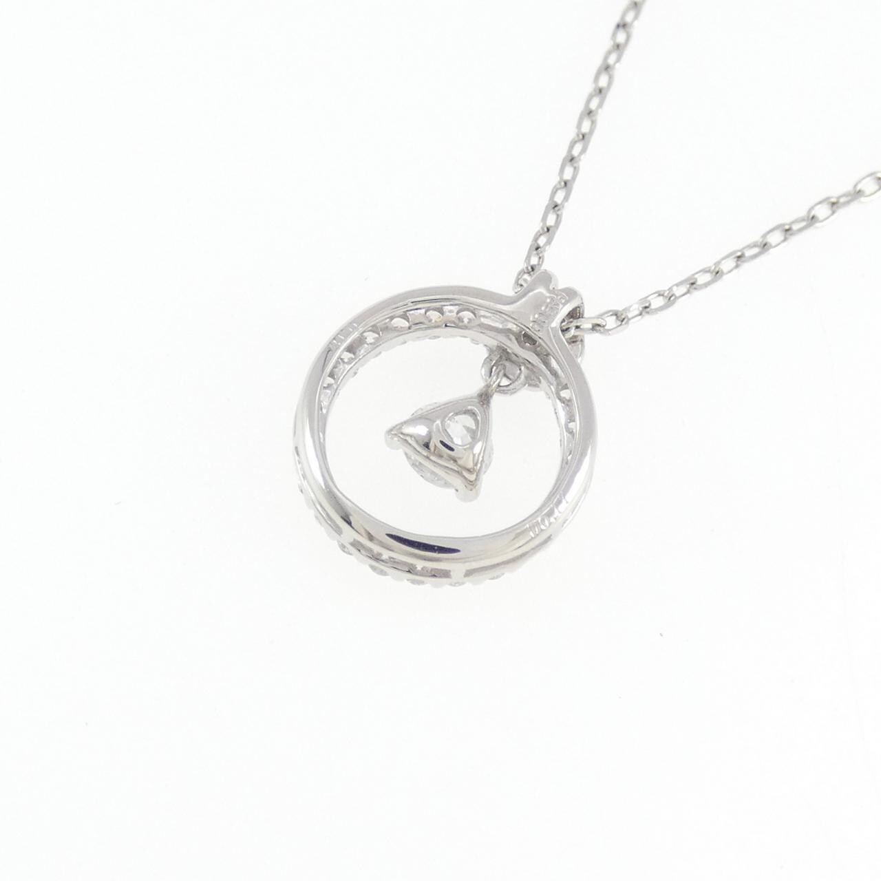 PT900/PT850 ダイヤモンド ネックレス 0.18CT