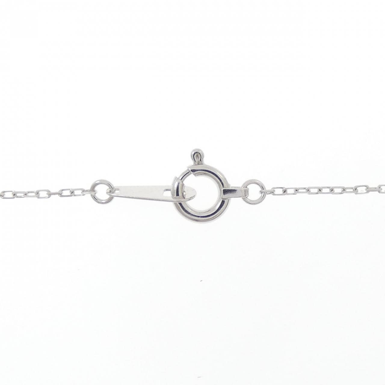 K10WG ハート ダイヤモンド ネックレス 0.05CT