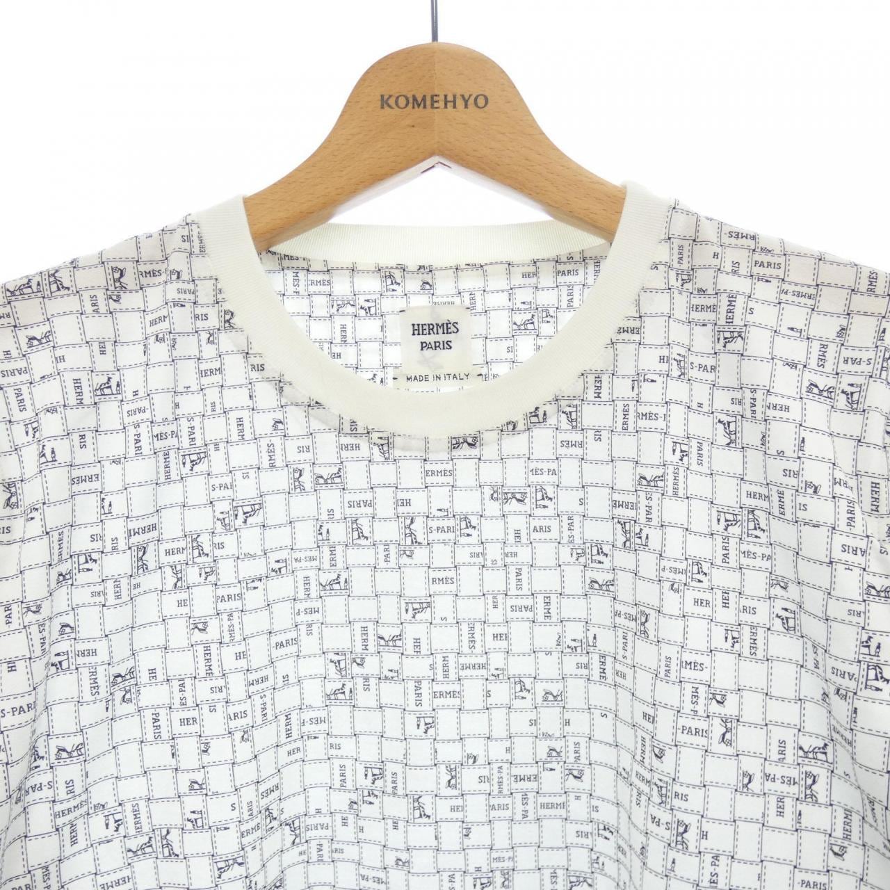 エルメス HERMES BOLDUC AU CARRE ボルデュックチェック 5E4645DK Tシャツ