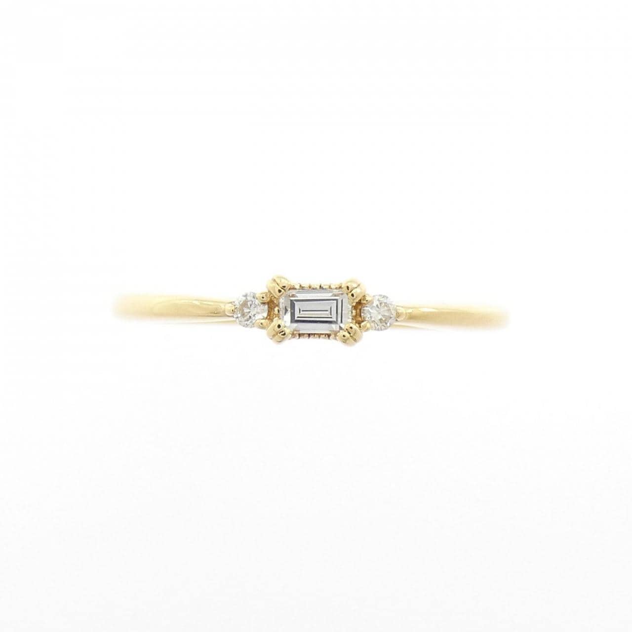 K18YG ダイヤモンド リング 0.09CT