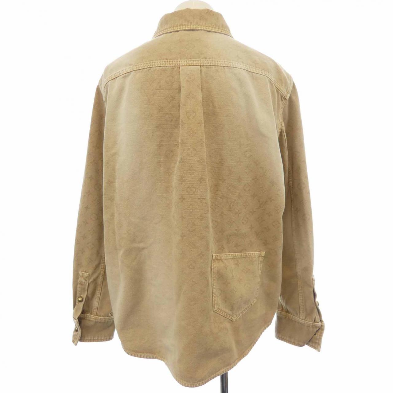 ルイヴィトン LOUIS VUITTON モノグラムデニムロングスリーブシャツ HUS65WB71 シャツ