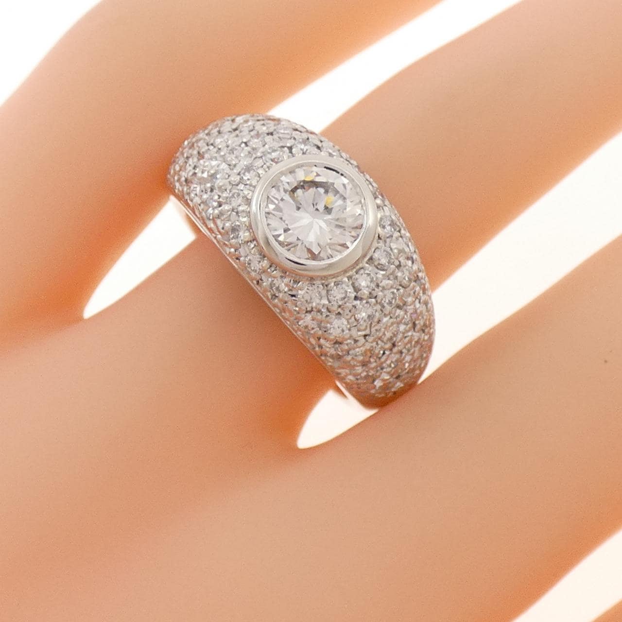 PT900 ダイヤモンド リング 1.07CT