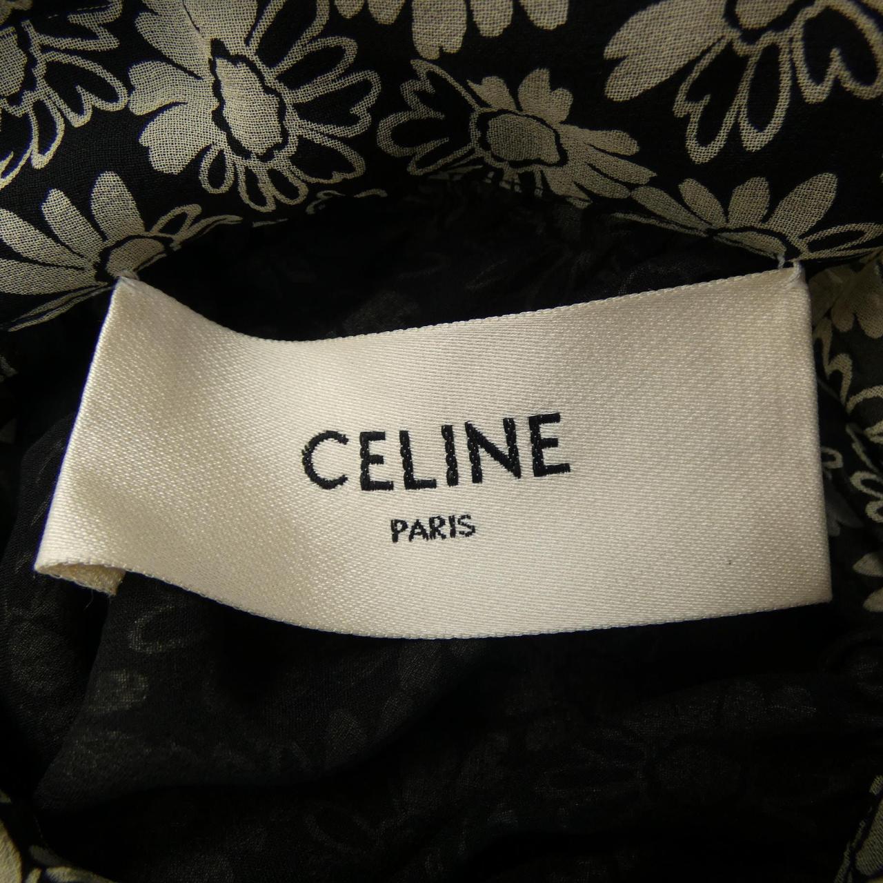 セリーヌ CELINE シルクジョーゼットプラリードレス 2R965257M ワンピース