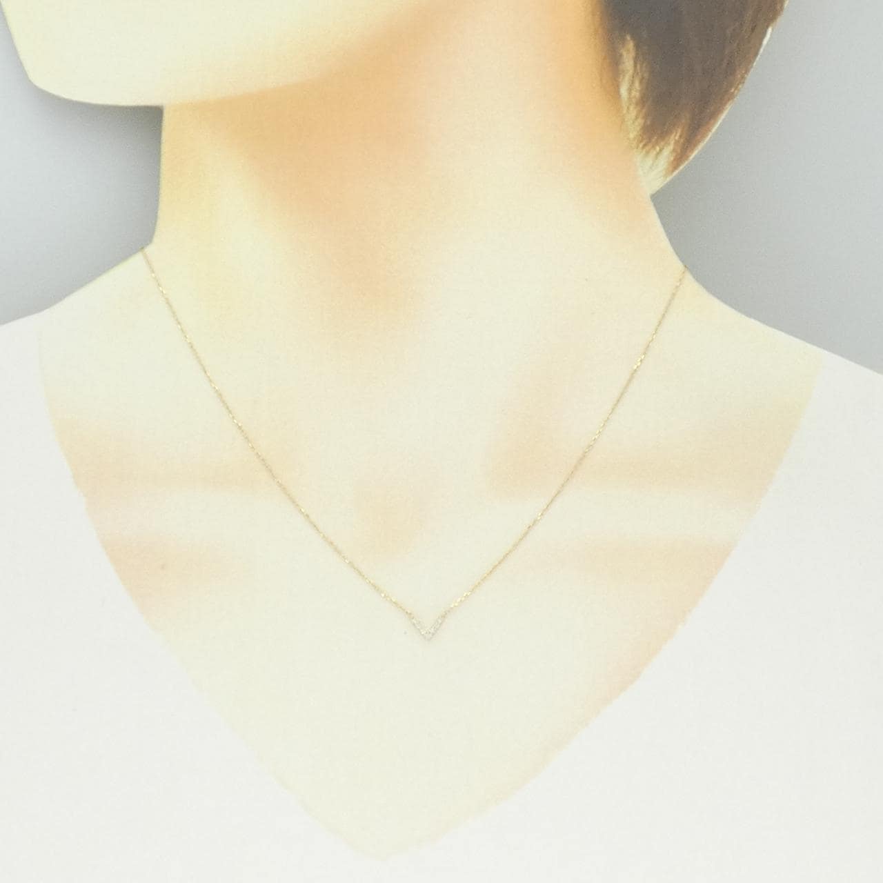 エテ ダイヤモンド ネックレス 0.07CT