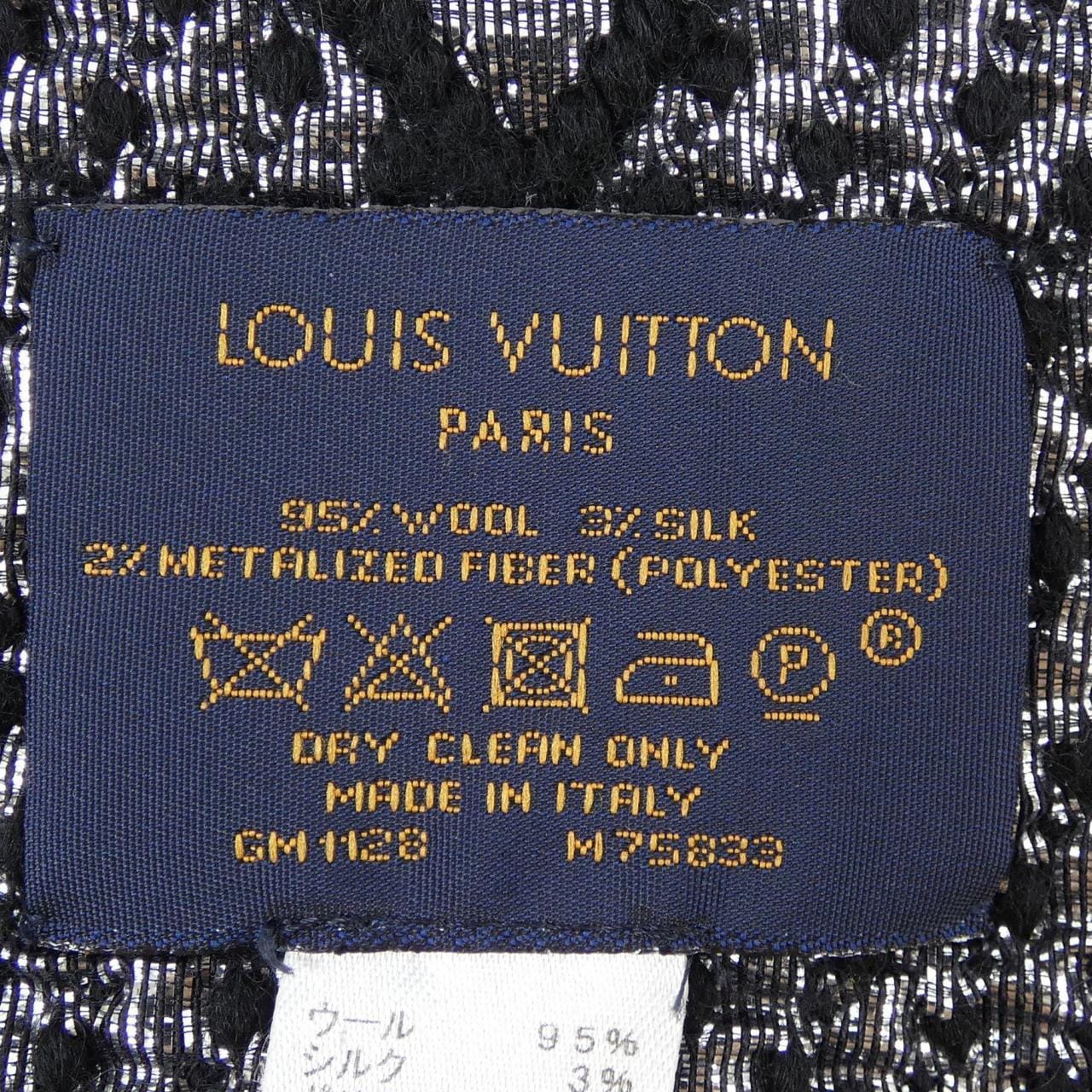 ルイヴィトン LOUIS VUITTON ロゴマニア M75833 MUFFLER