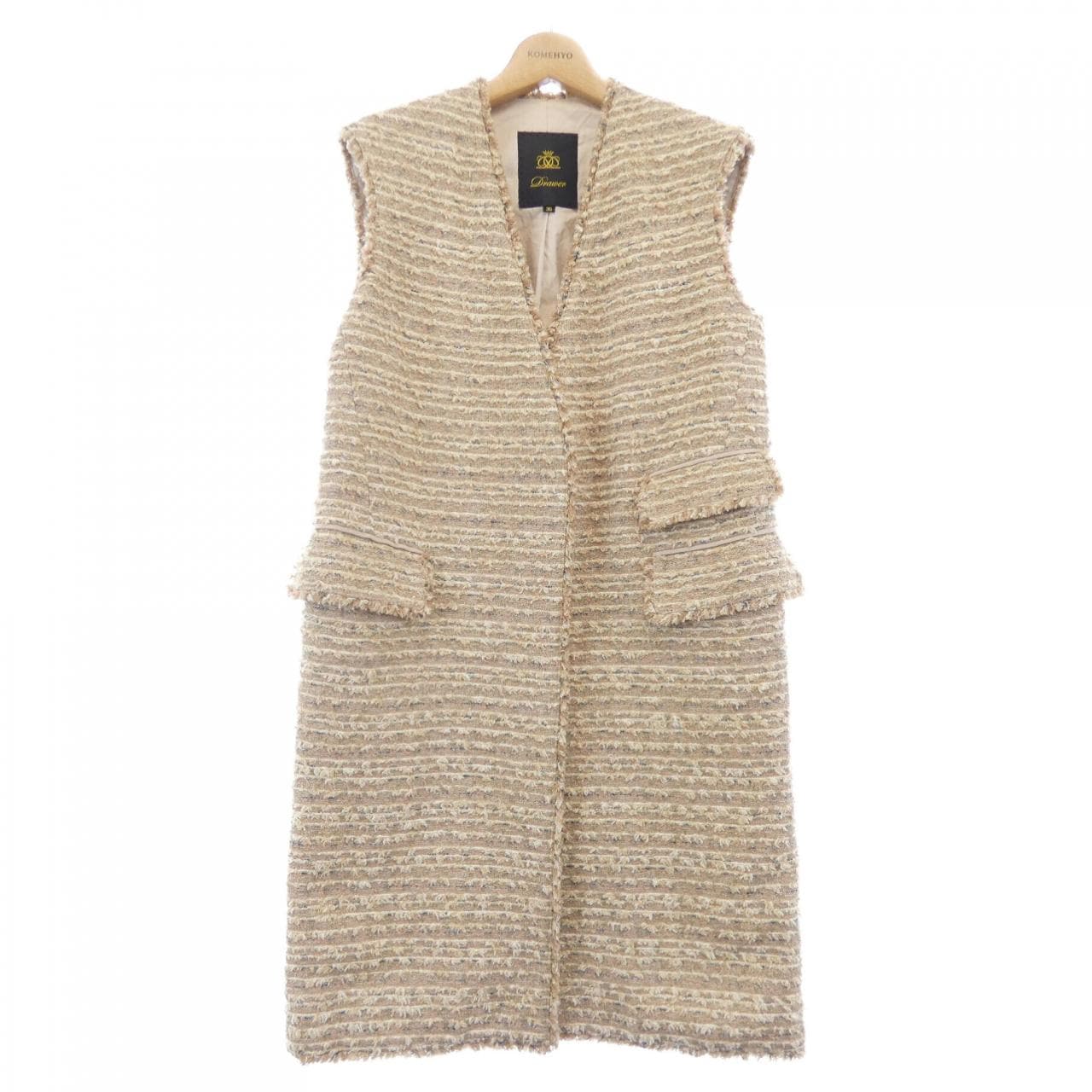 ドゥロワー DRAWER ロングベスト