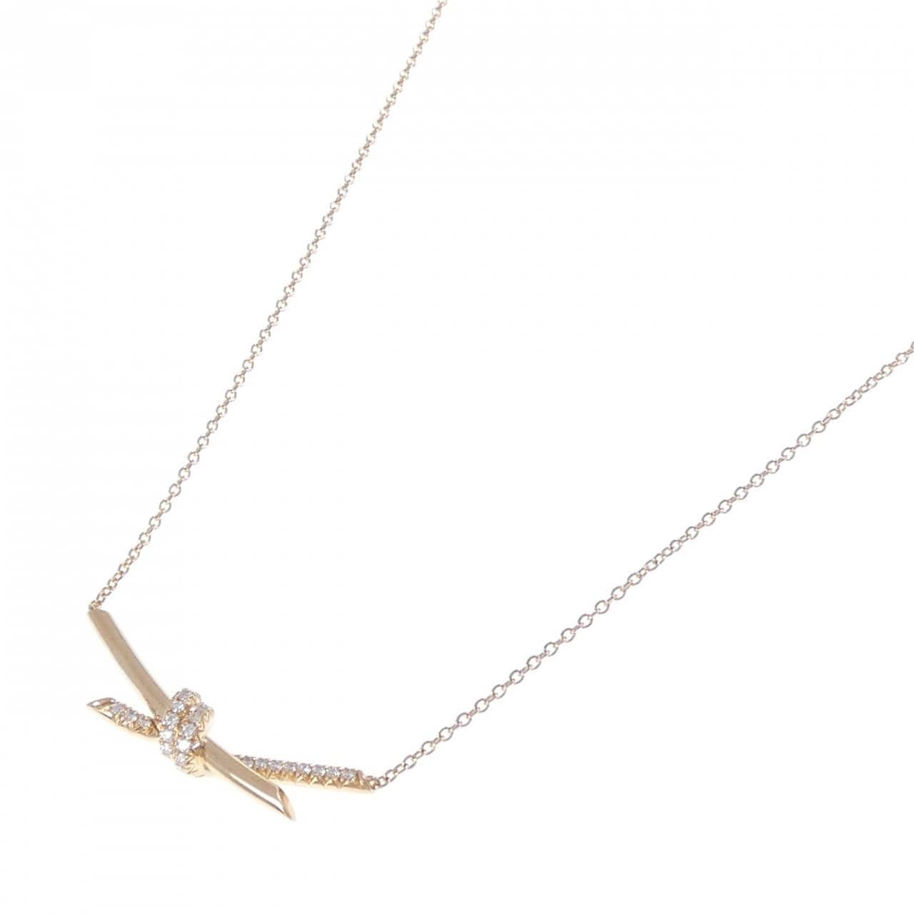ティファニー ノット ネックレス 0.25CT