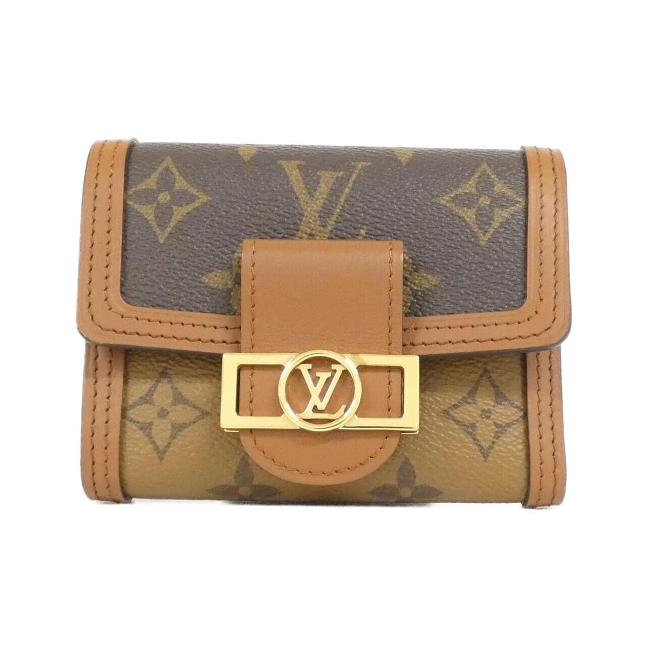 ルイヴィトン モノグラム ポルトフォイユ ドーフィーヌ コンパクト M68725 財布