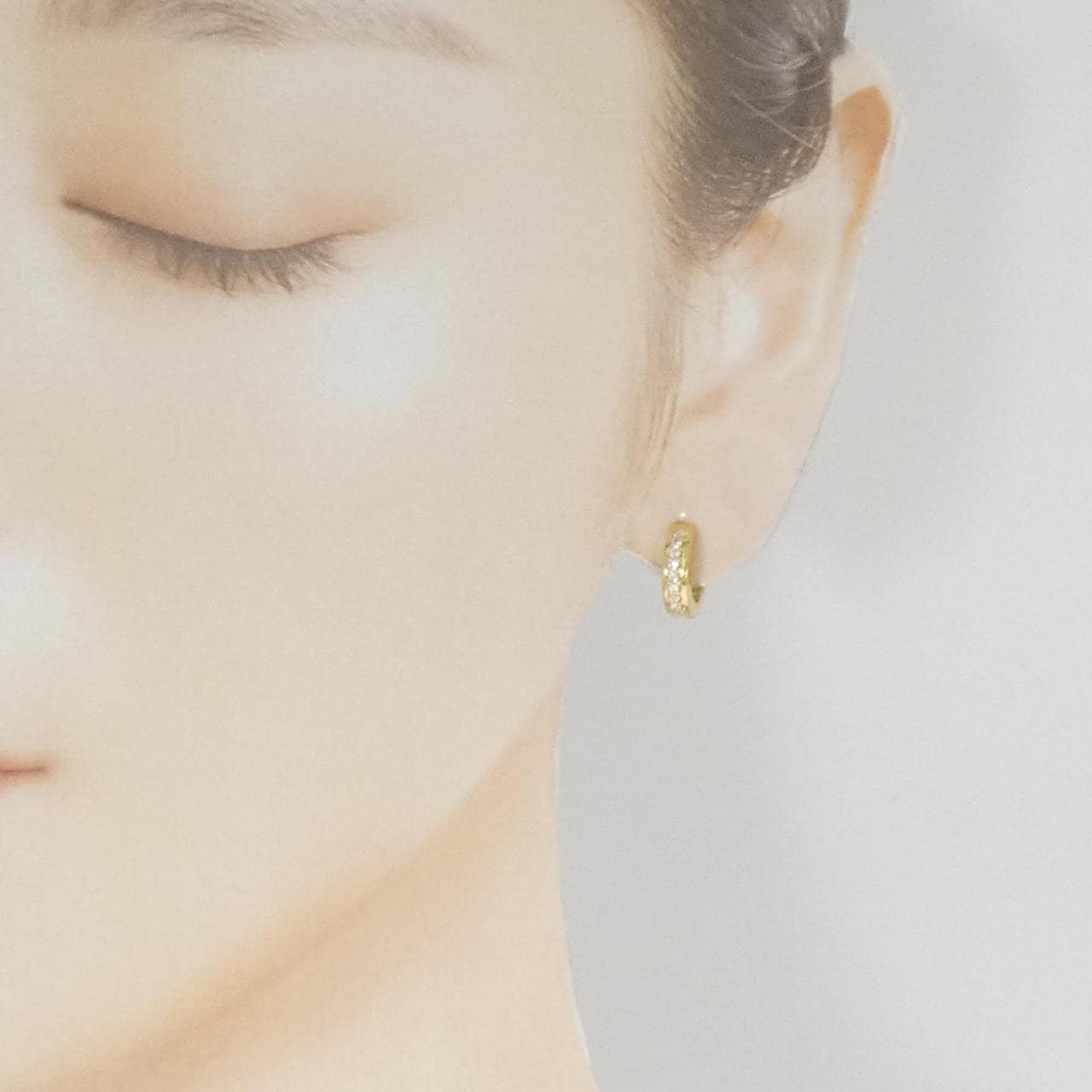 K18YG ダイヤモンド ピアス 0.20CT