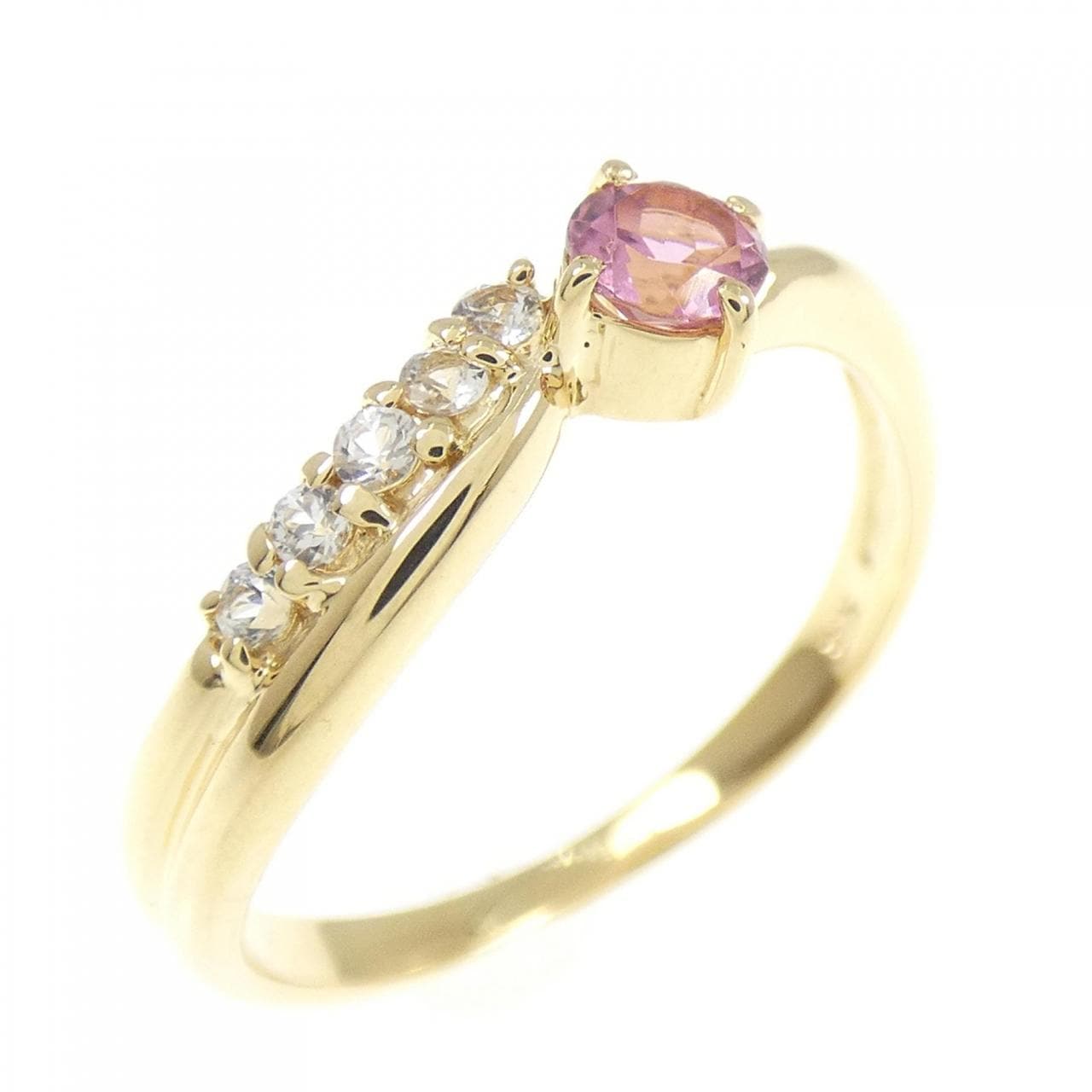 K18YG トルマリン リング