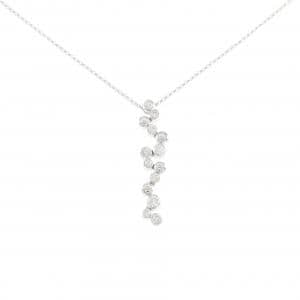 K18WG ダイヤモンド ネックレス 0.30CT