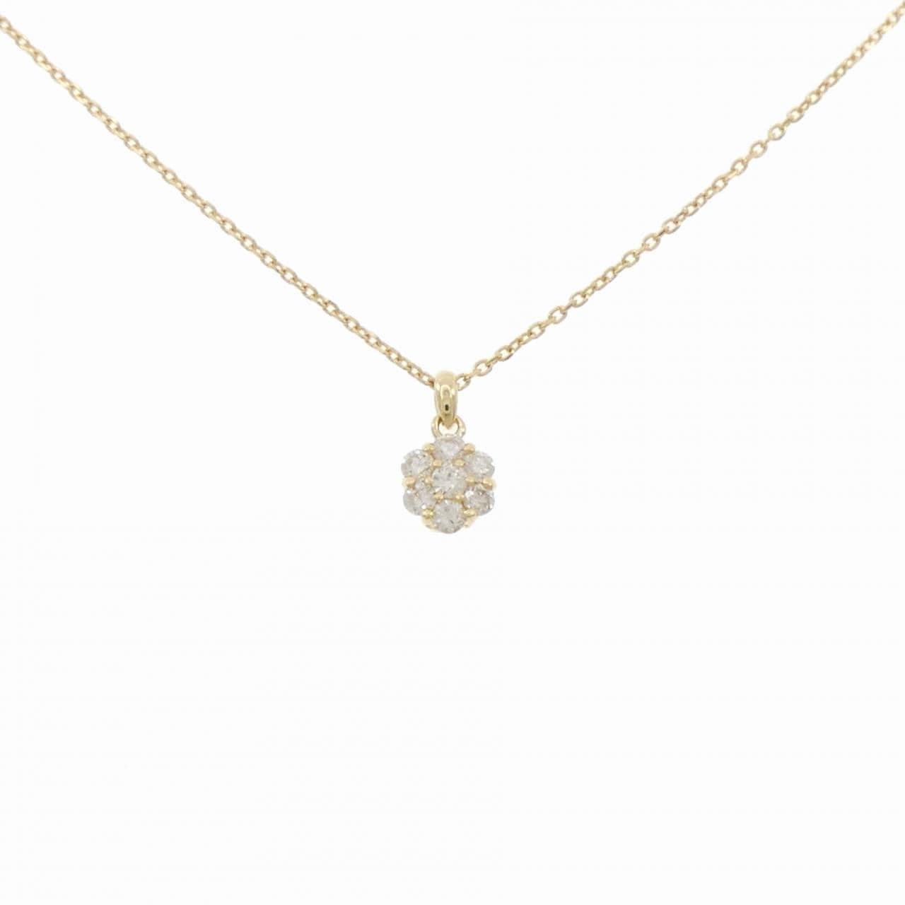 K18YG ダイヤモンド ネックレス 0.23CT