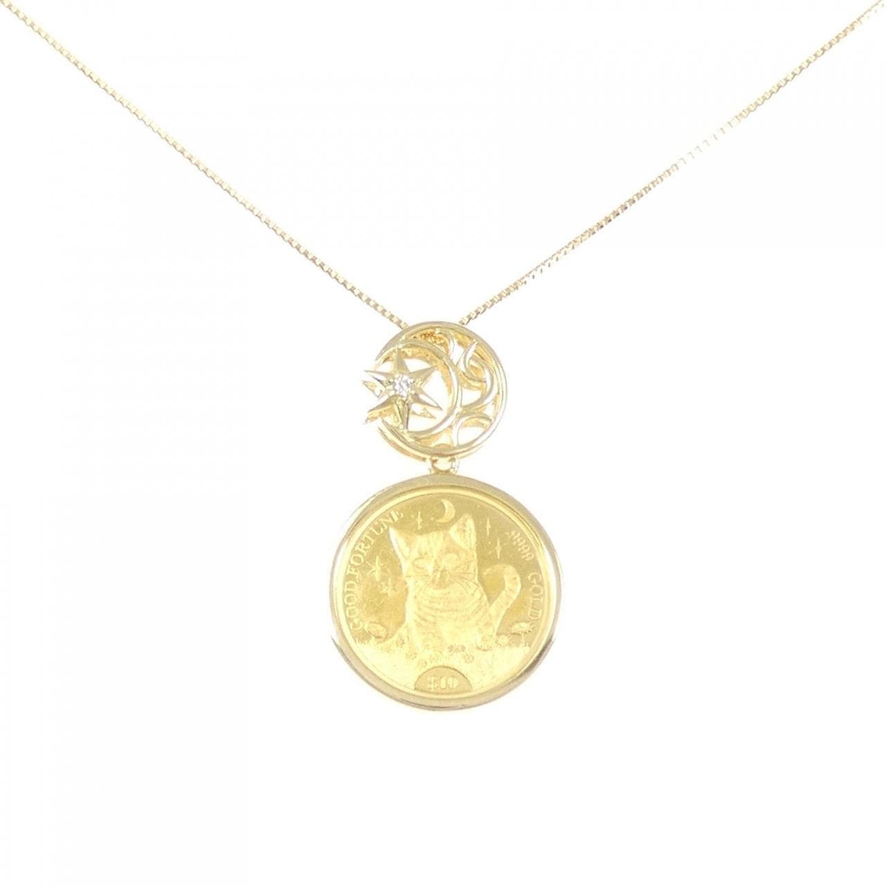 K18(枠） ダイヤモンド ネックレス 0.01CT