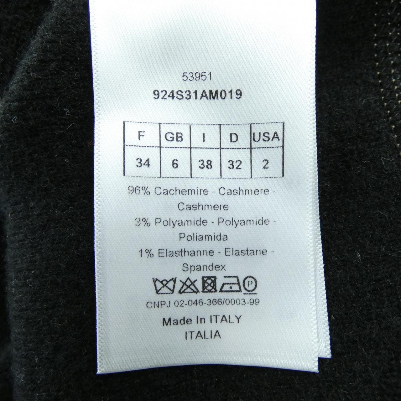 クリスチャンディオール CHRISTIAN DIOR 924S31AM019 ニット