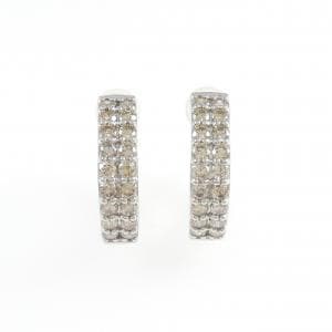 PT950 ダイヤモンド イヤリング 1.1CT