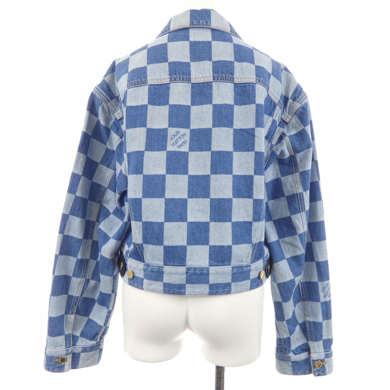 ルイヴィトン LOUIS VUITTON ダミエデニムジャケット FQJA59RXZ デニムジャケット