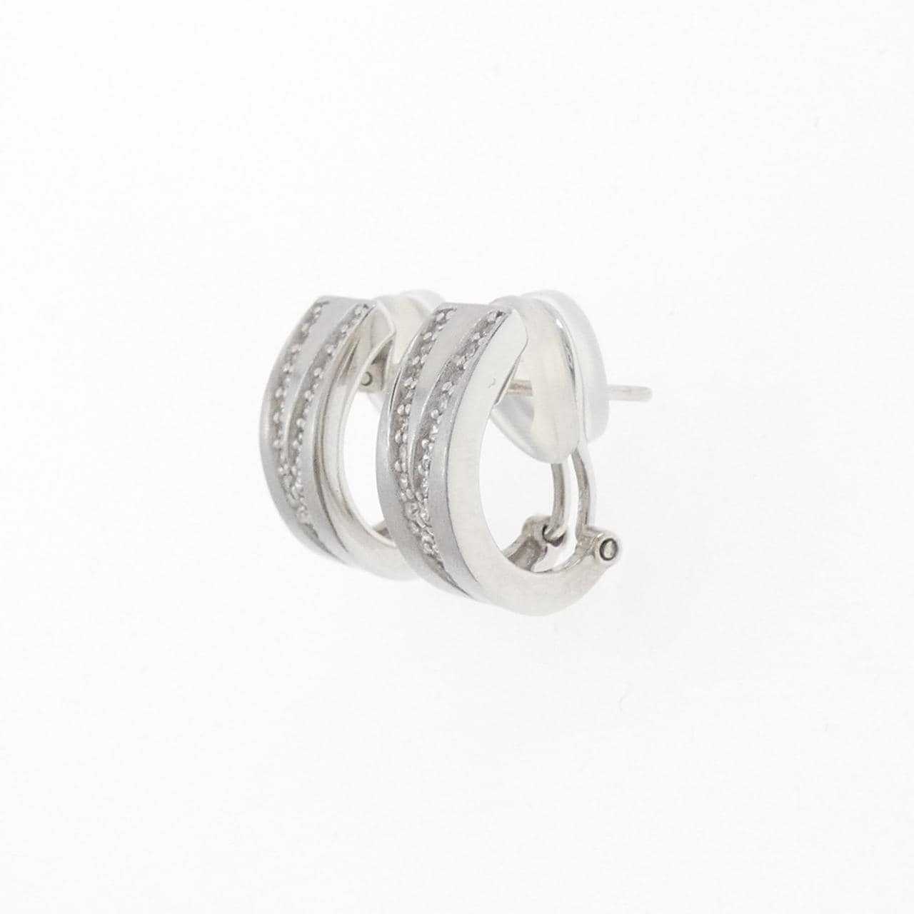 K18WG ダイヤモンド ピアス/イヤリング 0.30CT