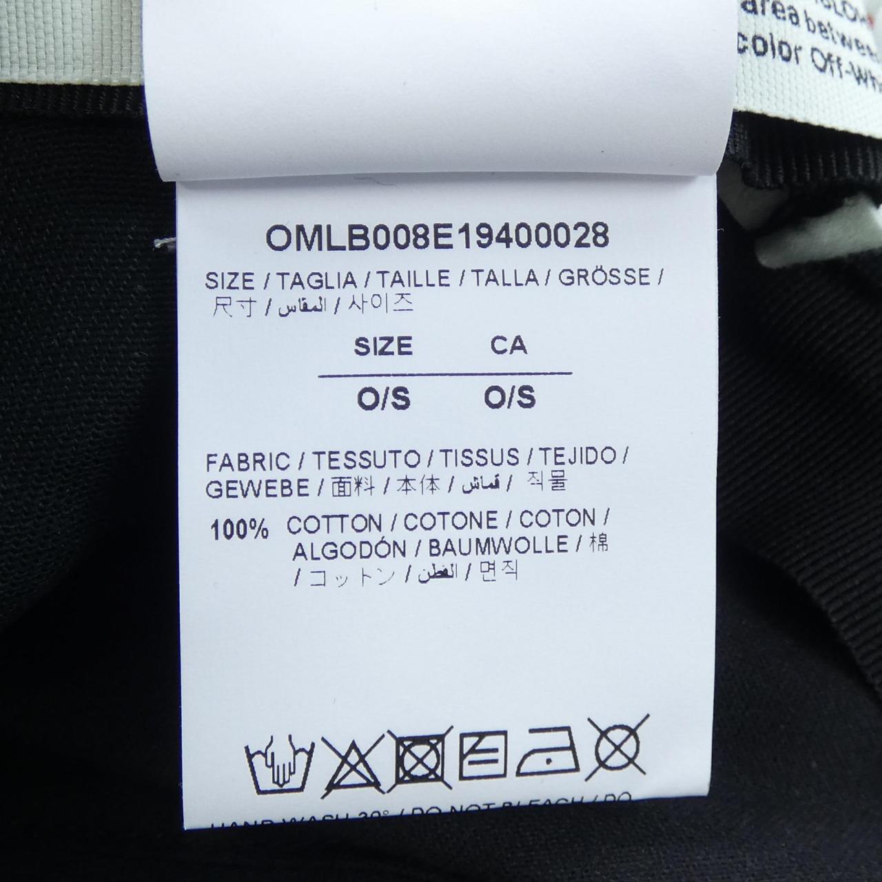 オフホワイト OFF-WHITE OMLB008E19400028 キャップ