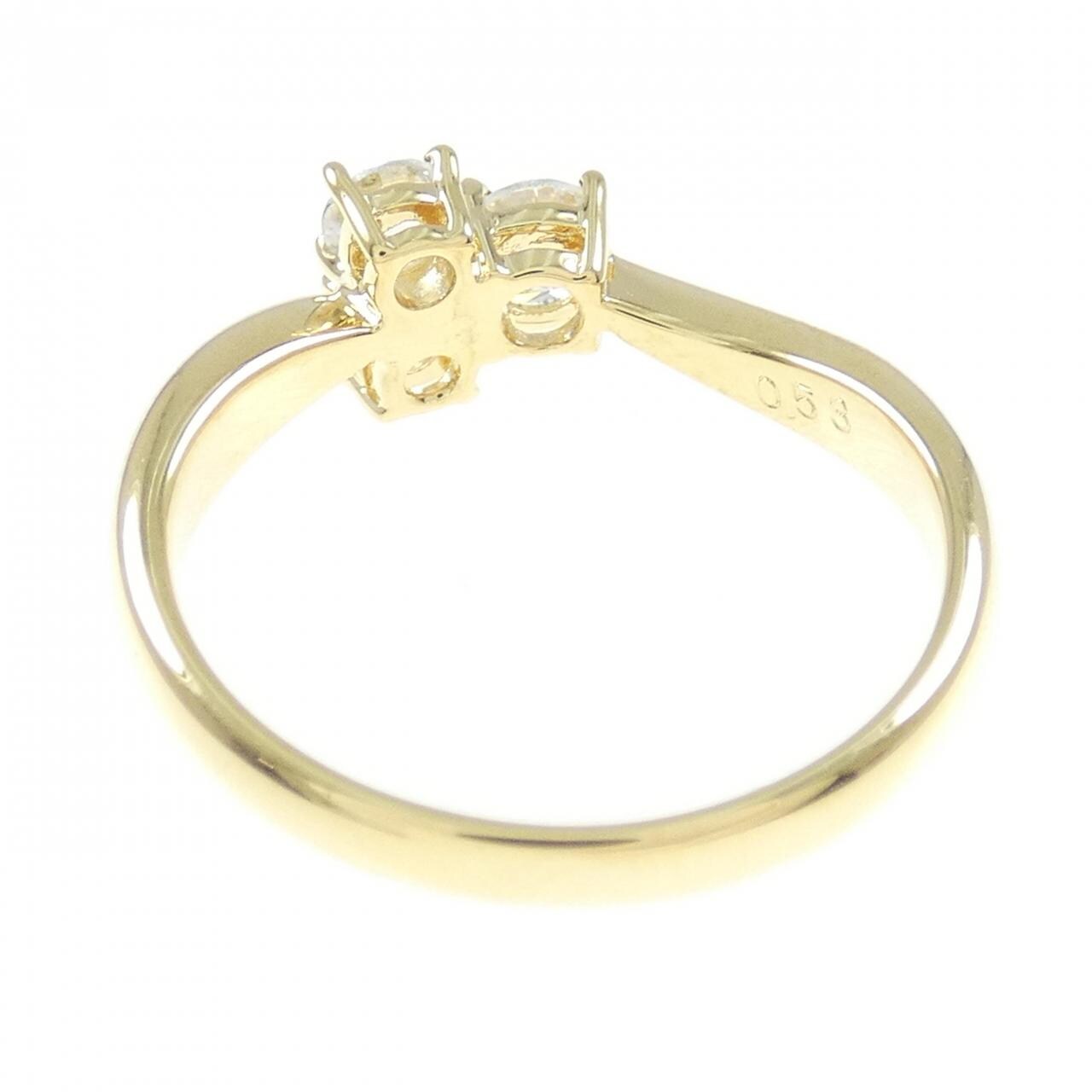 K18YG ダイヤモンド リング 0.53CT