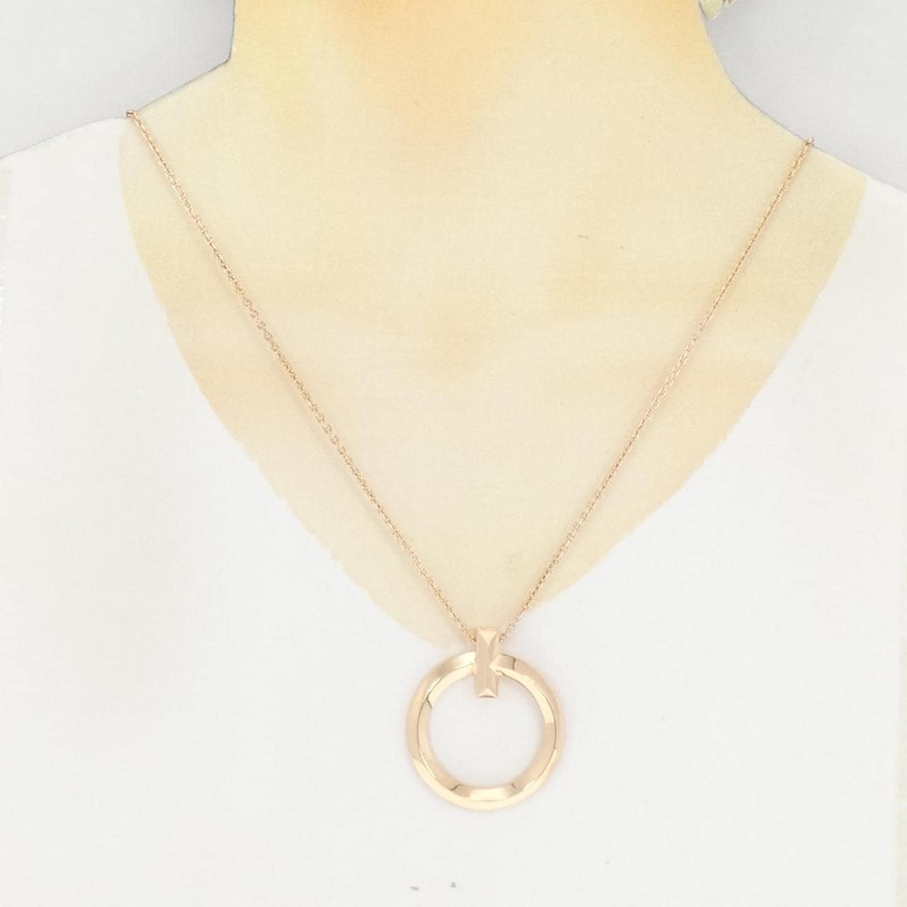 ティファニー Tワン サークル ラージ ネックレス