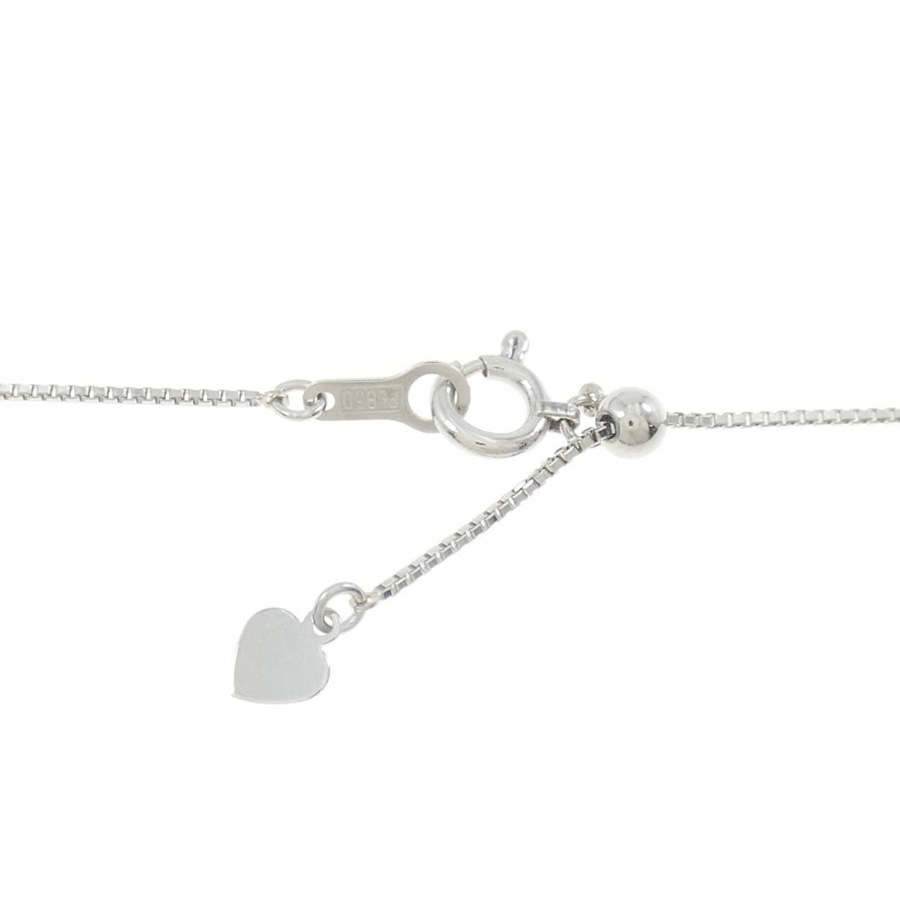 PT サファイヤ ネックレス 0.30CT