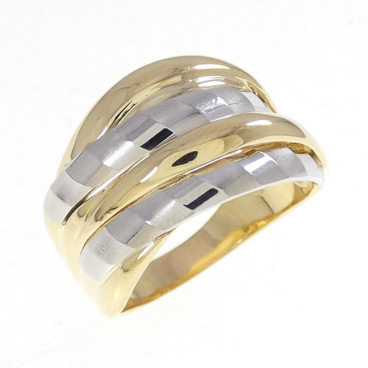 K18YG/PT900 リング