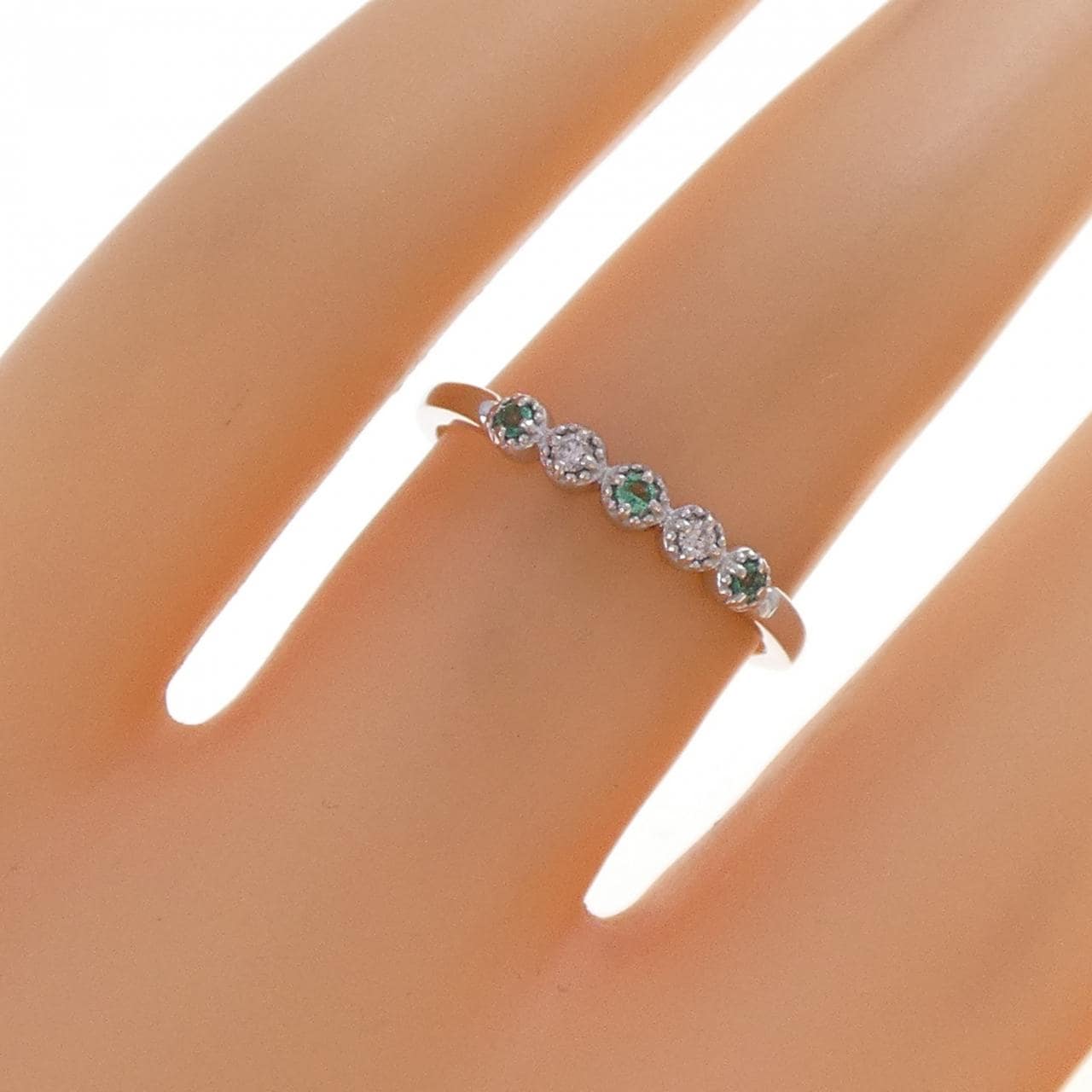 K10WG エメラルド リング